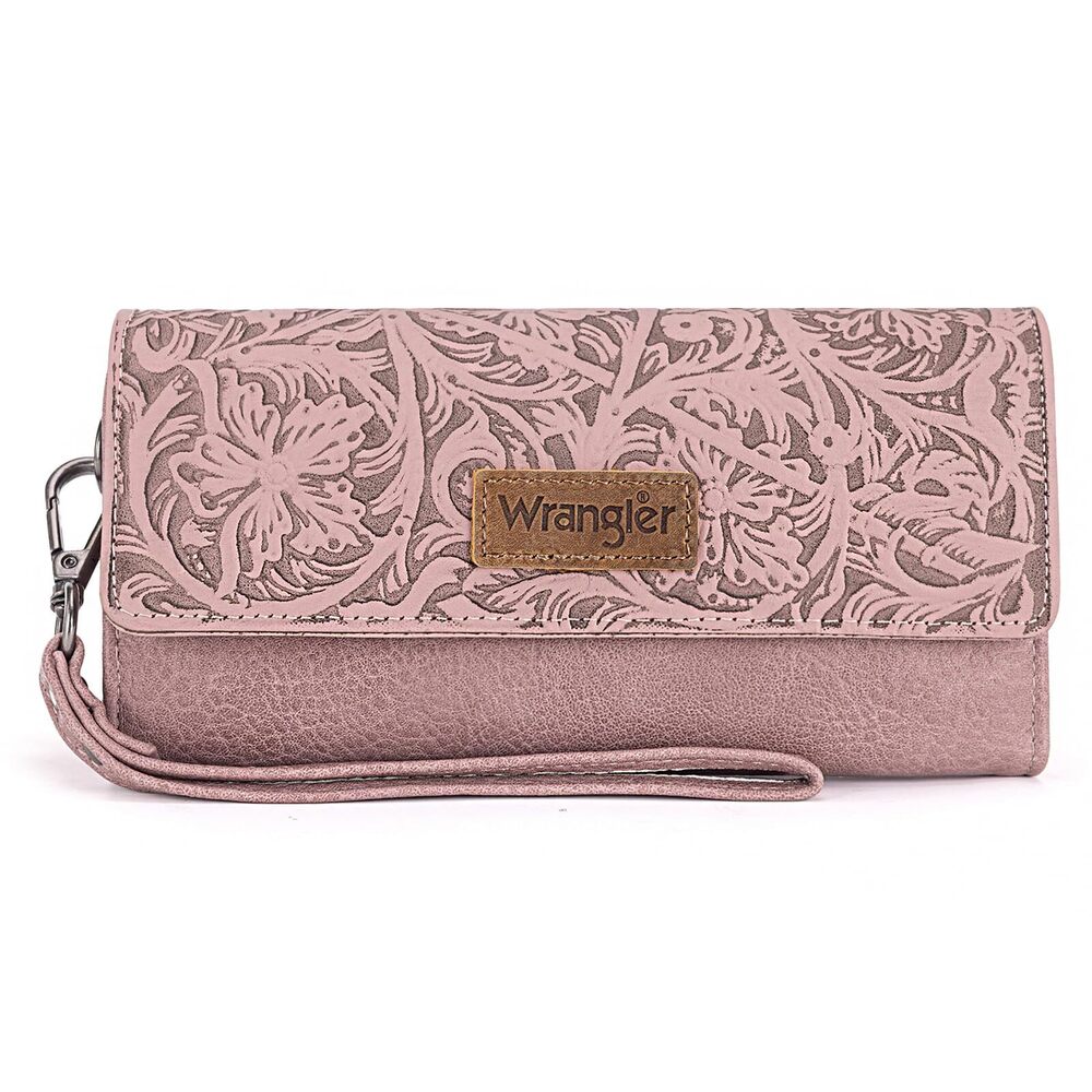 6836 X Wrangler Tooling Wallet Pink Western Wallets Phone Wristlet Wallets